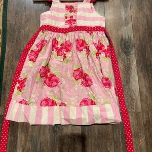 Eleanor Rose Floral Pink Kids Dress